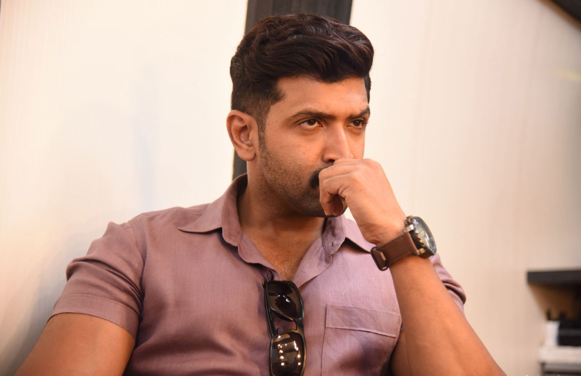 Arun Vijay during a special interview for Kuttram 23 Tamil Event Photo  Gallery | Galatta